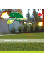 Synthetic Turf Golf Greens & Lawns
